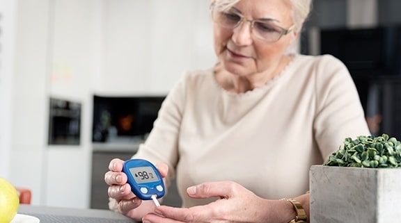 using a glucometer