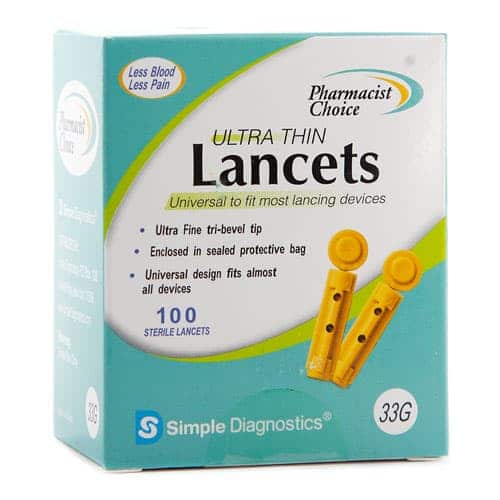 Pharmacist Choice Ultra Thin Lancets Device