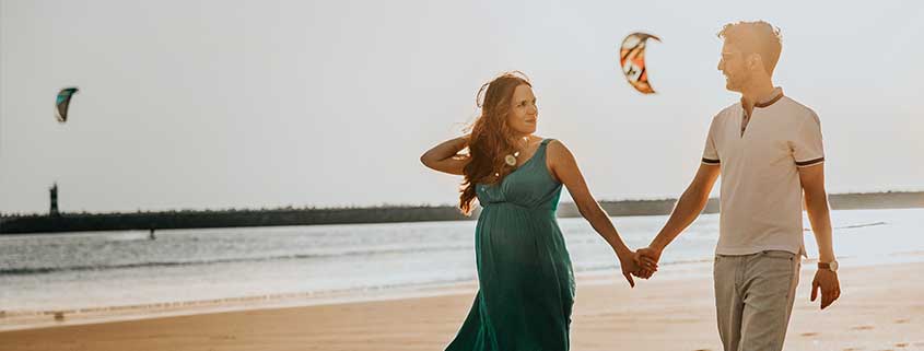 Walking on the Beach